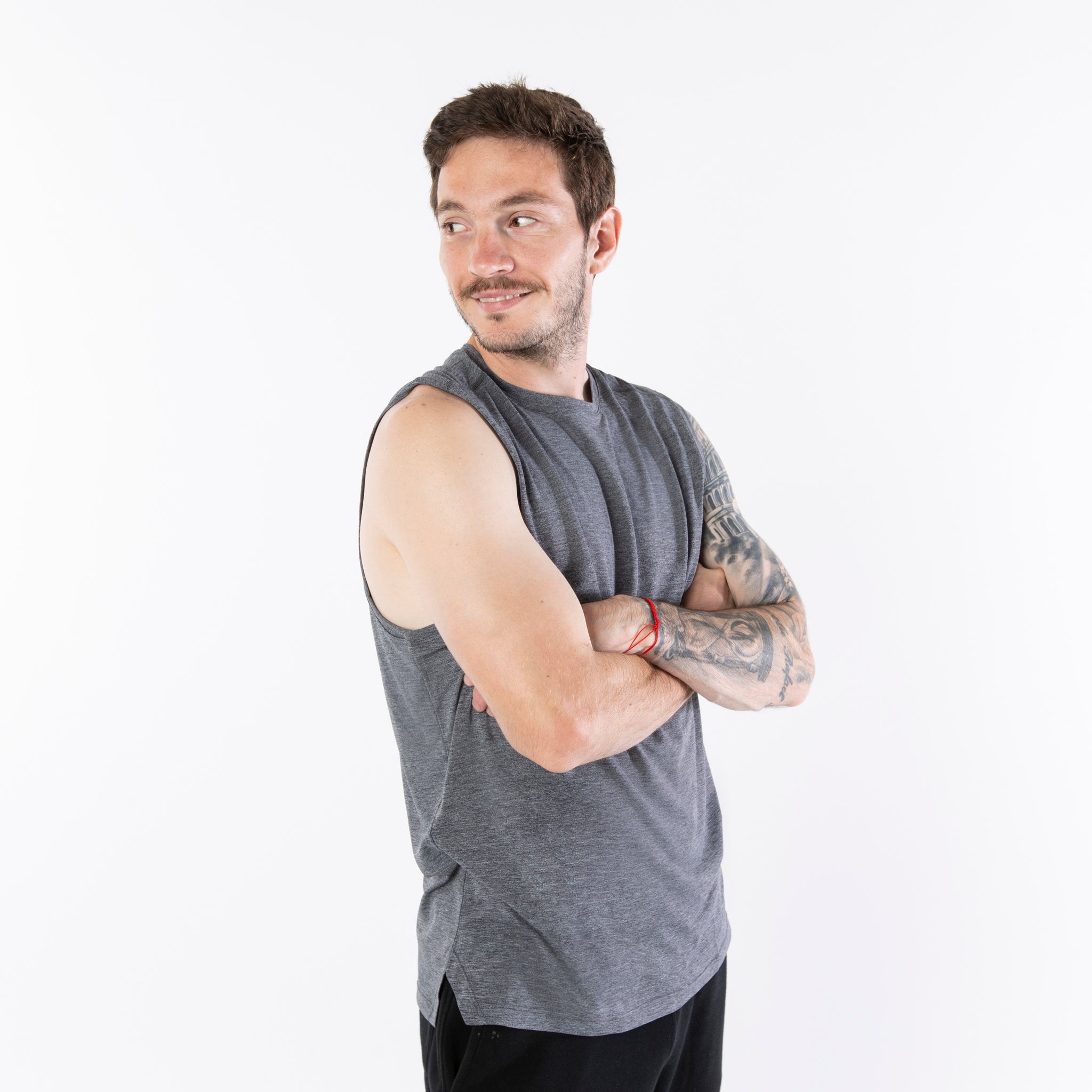 Gray Athletic Tank